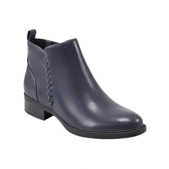 Easy Spirit Shoes - Women's Lorand Almond Toe Block Heel Casual Booties